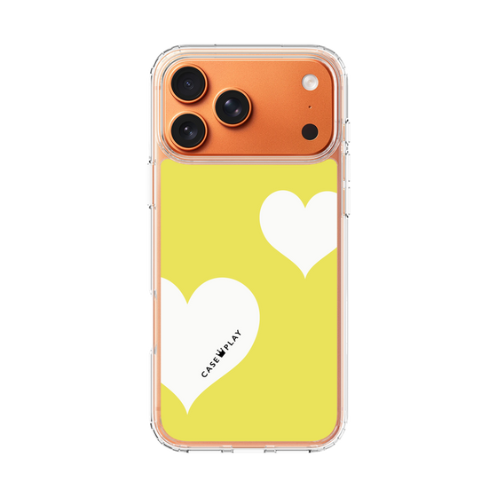 スリムプロテクションケース［ Two Hearts - Yellow ］