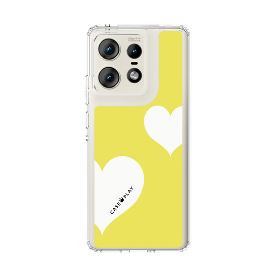 スリムプロテクションケース［ Two Hearts - Yellow ］