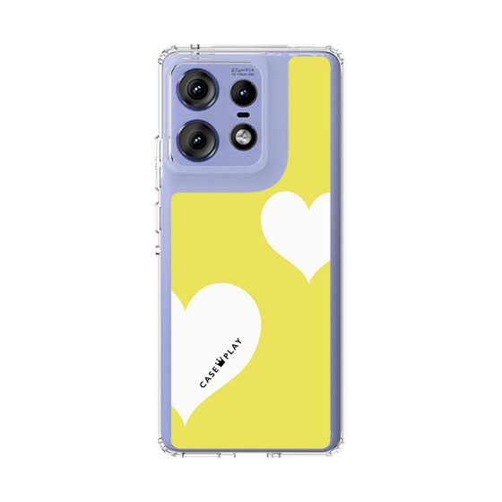 スリムプロテクションケース［ Two Hearts - Yellow ］