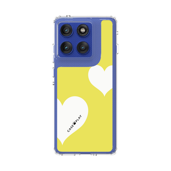 スリムプロテクションケース［ Two Hearts - Yellow ］