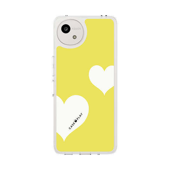 スリムプロテクションケース［ Two Hearts - Yellow ］