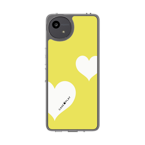 スリムプロテクションケース［ Two Hearts - Yellow ］