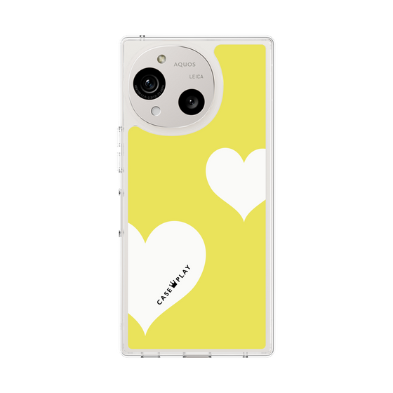 スリムプロテクションケース［ Two Hearts - Yellow ］