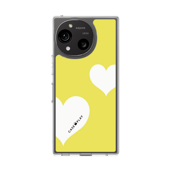 スリムプロテクションケース［ Two Hearts - Yellow ］