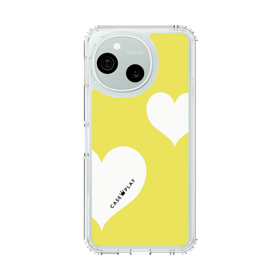 スリムプロテクションケース［ Two Hearts - Yellow ］