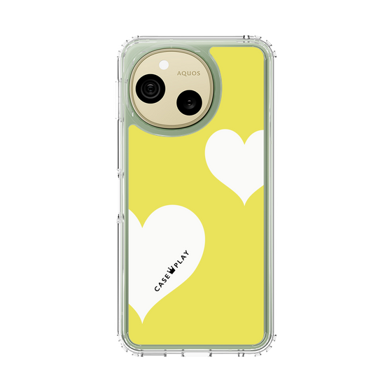 スリムプロテクションケース［ Two Hearts - Yellow ］
