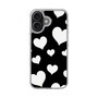 スリムプロテクションケース［ Dot Hearts - Black ］