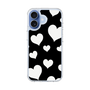 スリムプロテクションケース［ Dot Hearts - Black ］