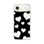スリムプロテクションケース［ Dot Hearts - Black ］