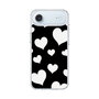 スリムプロテクションケース［ Dot Hearts - Black ］