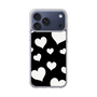 スリムプロテクションケース［ Dot Hearts - Black ］