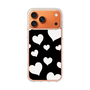 スリムプロテクションケース［ Dot Hearts - Black ］