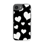 スリムプロテクションケース［ Dot Hearts - Black ］