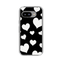 スリムプロテクションケース［ Dot Hearts - Black ］