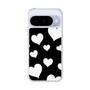 スリムプロテクションケース［ Dot Hearts - Black ］