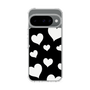 スリムプロテクションケース［ Dot Hearts - Black ］