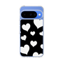 スリムプロテクションケース［ Dot Hearts - Black ］