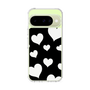 スリムプロテクションケース［ Dot Hearts - Black ］