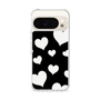 スリムプロテクションケース［ Dot Hearts - Black ］