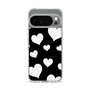 スリムプロテクションケース［ Dot Hearts - Black ］