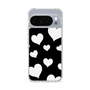 スリムプロテクションケース［ Dot Hearts - Black ］
