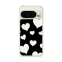 スリムプロテクションケース［ Dot Hearts - Black ］