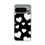 スリムプロテクションケース［ Dot Hearts - Black ］