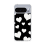 スリムプロテクションケース［ Dot Hearts - Black ］