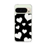 スリムプロテクションケース［ Dot Hearts - Black ］