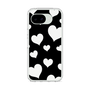 スリムプロテクションケース［ Dot Hearts - Black ］