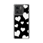 スリムプロテクションケース［ Dot Hearts - Black ］