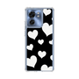 スリムプロテクションケース［ Dot Hearts - Black ］