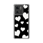 スリムプロテクションケース［ Dot Hearts - Black ］
