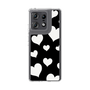 スリムプロテクションケース［ Dot Hearts - Black ］