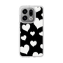スリムプロテクションケース［ Dot Hearts - Black ］