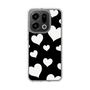 スリムプロテクションケース［ Dot Hearts - Black ］