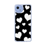スリムプロテクションケース［ Dot Hearts - Black ］