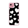 スリムプロテクションケース［ Dot Hearts - Black ］