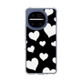 スリムプロテクションケース［ Dot Hearts - Black ］