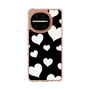 スリムプロテクションケース［ Dot Hearts - Black ］
