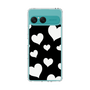 スリムプロテクションケース［ Dot Hearts - Black ］