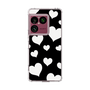 スリムプロテクションケース［ Dot Hearts - Black ］