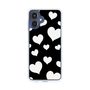 スリムプロテクションケース［ Dot Hearts - Black ］