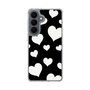 スリムプロテクションケース［ Dot Hearts - Black ］
