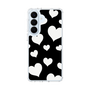 スリムプロテクションケース［ Dot Hearts - Black ］