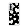 スリムプロテクションケース［ Dot Hearts - Black ］