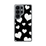 スリムプロテクションケース［ Dot Hearts - Black ］