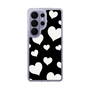 スリムプロテクションケース［ Dot Hearts - Black ］