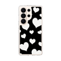スリムプロテクションケース［ Dot Hearts - Black ］