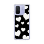 スリムプロテクションケース［ Dot Hearts - Black ］